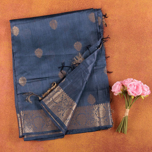 Authentic Pure Munga Silk Saree | Golden Zari Butta Work | Wedding & Festive Wear