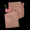 Pastel Pink Banarasi Brocade Saree | Rose Pink Silk Wedding Saree | Designer Banarasi with Tassels