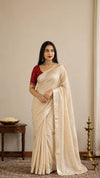 Pure Viscose Georgette Sequence Work Wedding Wear Fancy Designer Saree