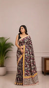 Handblock Kalamkari Nellore Silk