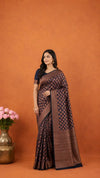 Brocade Kanjivaram Semi Silk Saree | Rich Gold Zari Work | Wedding & Party Wear