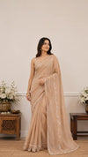 Banarasi Tissue Silk Saree with Gold and Silver Zari Work for Wedding & Festive Wear