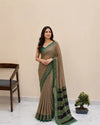 Premium hand block printed Chiffon Sarees