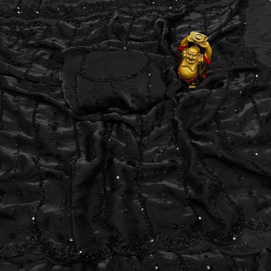 Party Wear Saree in Black