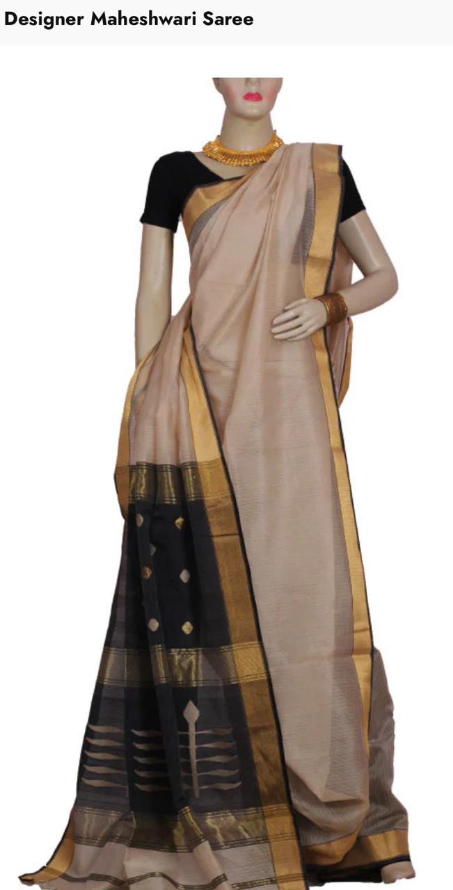 Designer Maheshwari Saree
