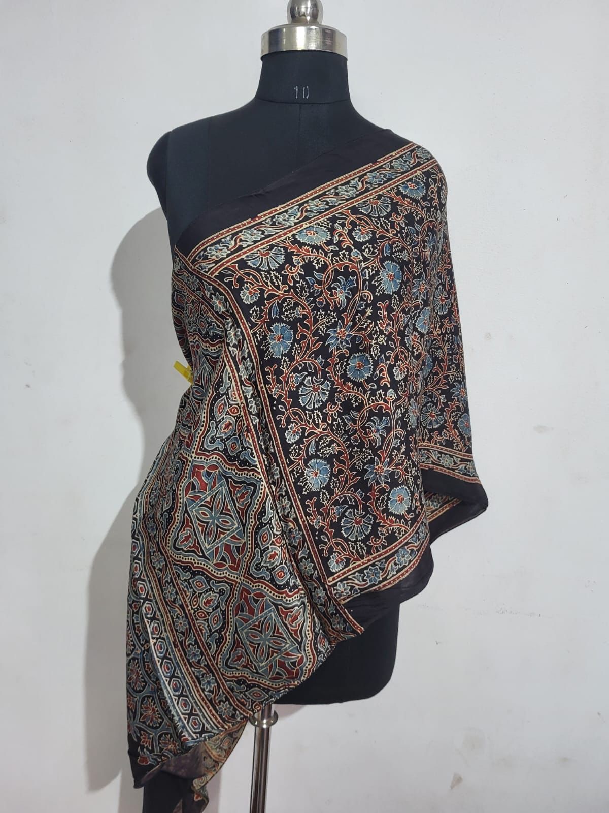 Ajrakh Modal Silk Stoles