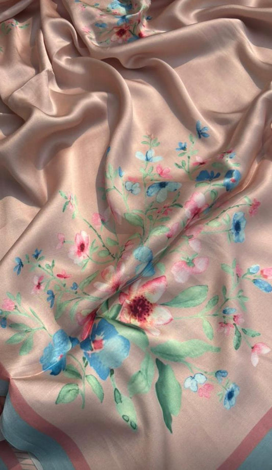 Designer Party Wear Saree in Satin-Barbicore collection