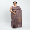Mauve Matka Silk Saree
