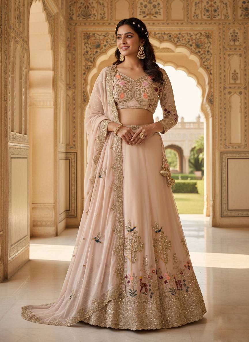 Unstitched Lehenga