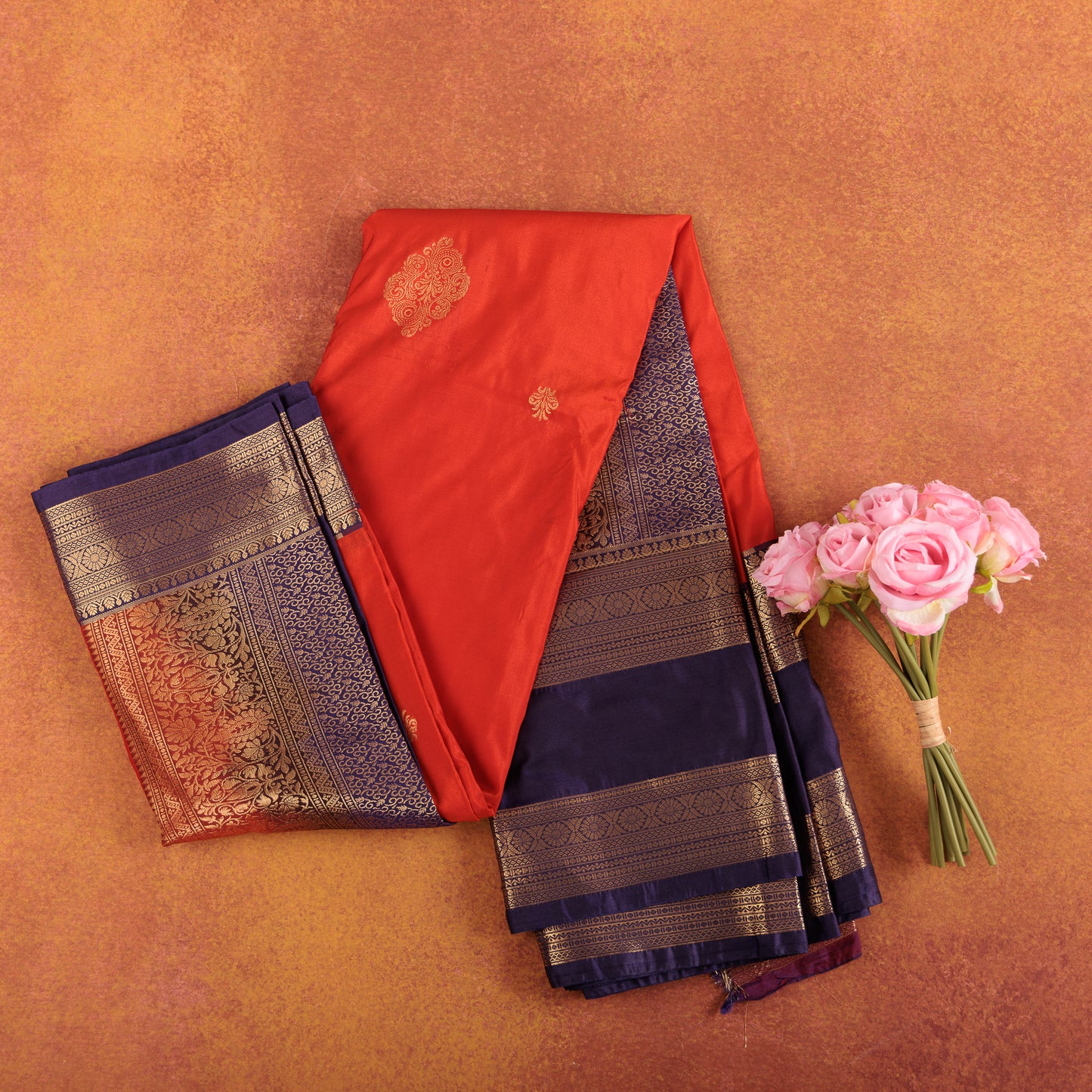 Kanjivaram Semi Silk Saree | Pure Zari Work | Wedding & Bridal Festive Wear