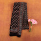 Black Silk Ajrak Modal Silk Saree | Traditional Ajrak Block Printed Saree for Women