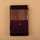 Wine Kanjivaram Silk Saree | Copper Zari Small Butti Wedding Wear
