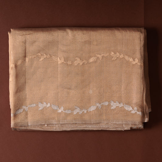 Banarasi tissue silk saree with gold and silver zari work for women