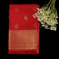 Red Kanjivaram Silk Saree | Bridal Gold Zari Wedding Wear for Women