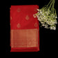 Red Kanjivaram Silk Saree | Bridal Gold Zari Wedding Wear for Women