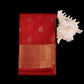 Red Kanjivaram Silk Saree | Bridal Gold Zari Wedding Wear for Women