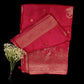 Red Banarasi Premium Crepe Silk Saree | Gold Zari Weaving Party Wear