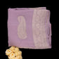 Lavender Khaddi Chiffon Saree | Handloom Banarasi Silver Zari Buti Saree | Pastel colour banarasi