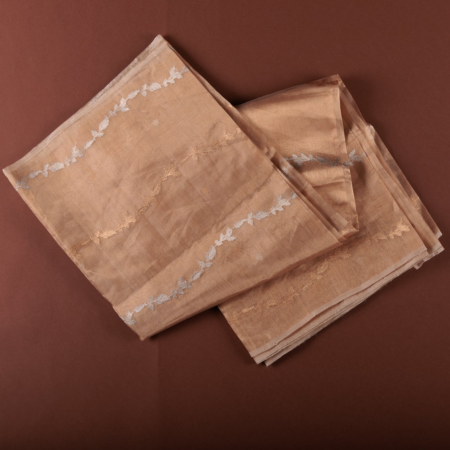 Banarasi Tissue Silk Saree with Gold and Silver Zari Work for Wedding & Festive Wear