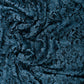 Steel Blue Chantilly Lace Saree | Designer Party Wear Floral Lace Saree