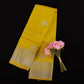 Lemon Yellow Kanjivaram Silk Saree | Silver Zari Wedding Wear | Handloom Pure Silk Saree