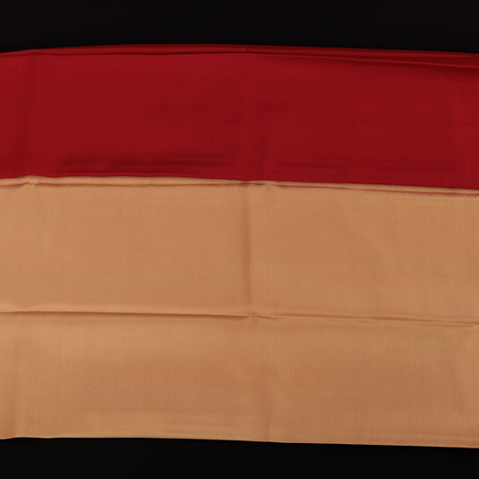 Maroon Mysore Silk Saree | Pure Silk Contrast Border Saree | Minimalist Wedding Wear