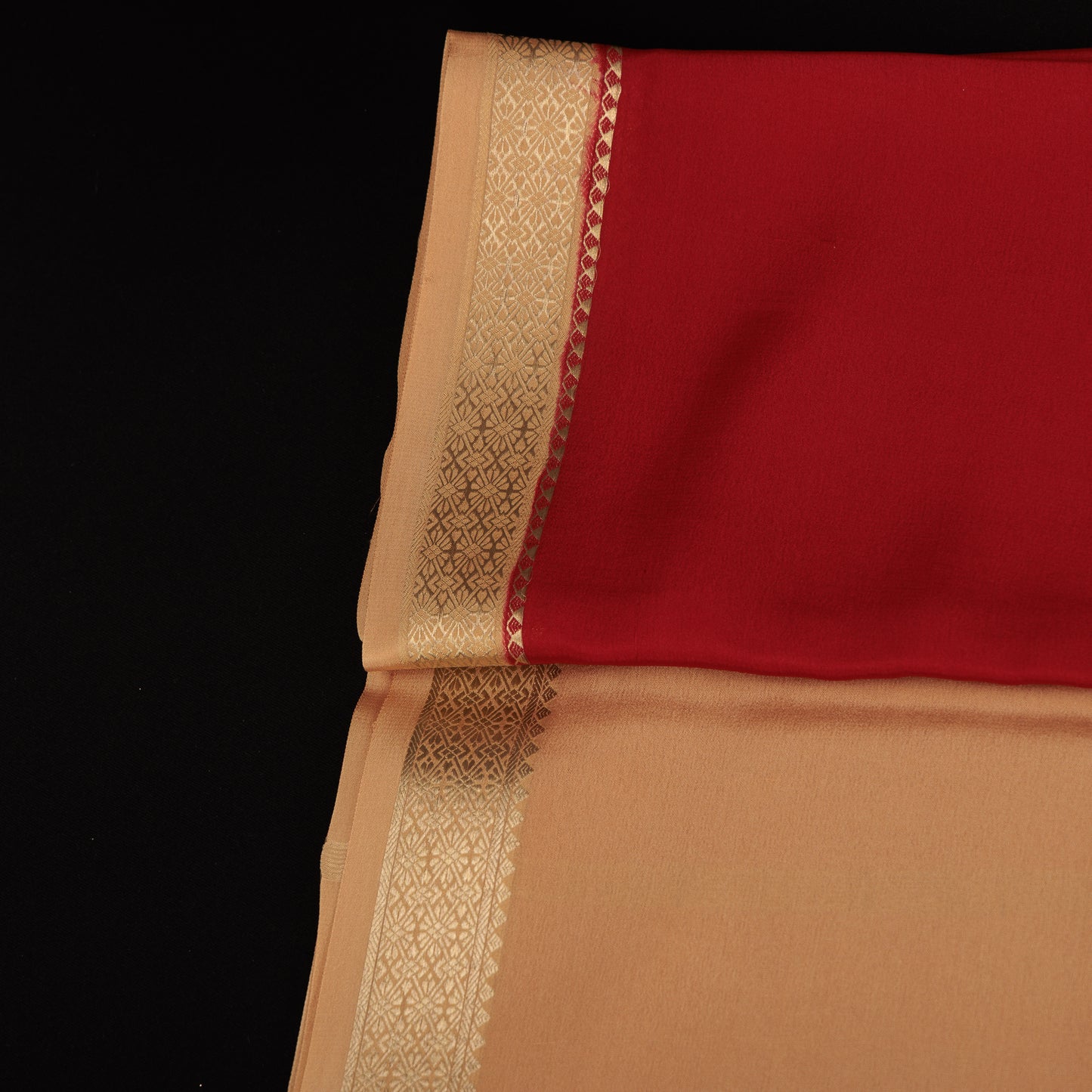 Maroon Mysore Silk Saree | Pure Silk Contrast Border Saree | Minimalist Wedding Wear