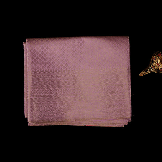 Lavender Brocade Woven Silk Banarasi Saree for Women