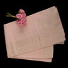 Light Pink Banarasi Crepe Saree | Pastel Silk Saree with Zari Border | Wedding & Party Wear