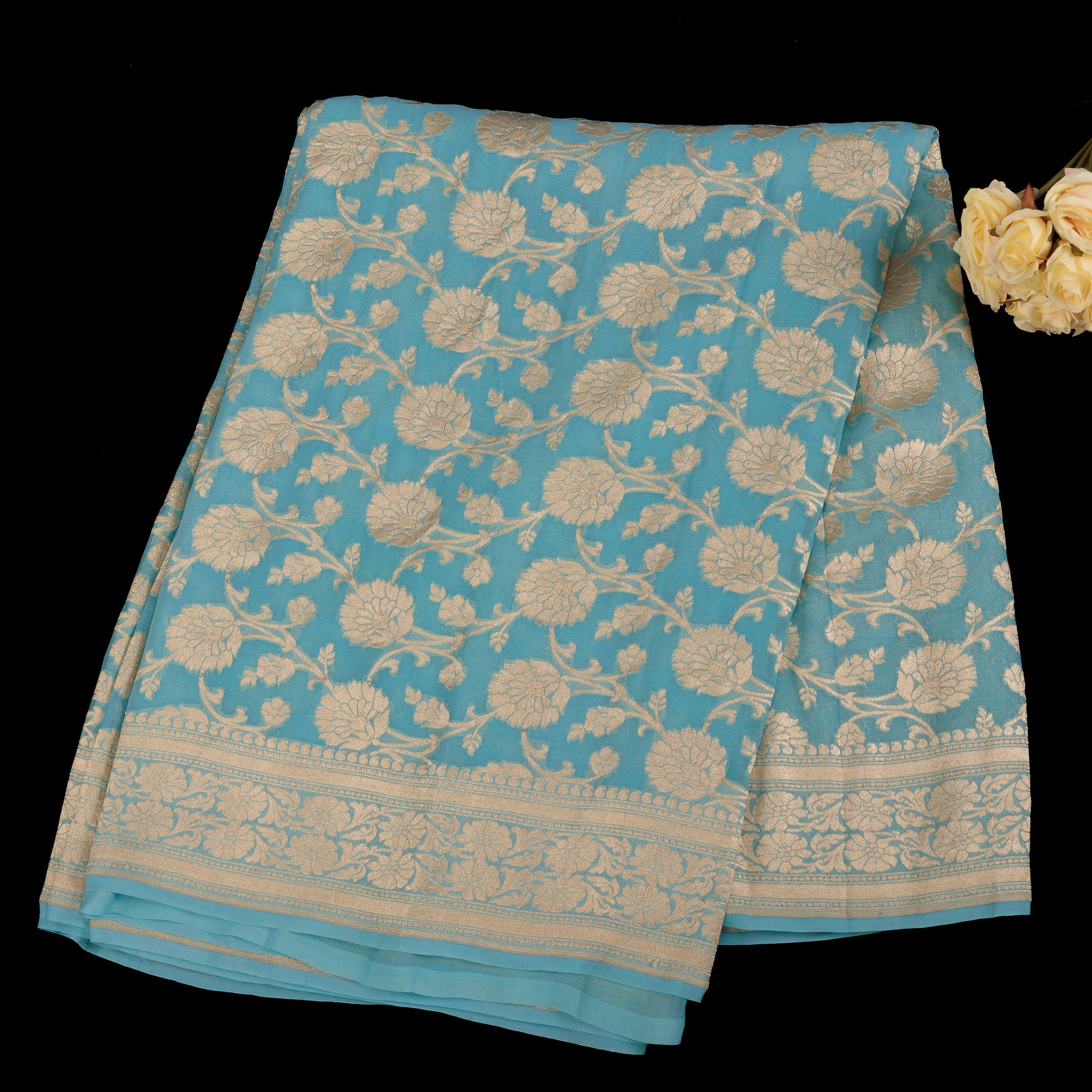 sky-blue-khadi-banarasi-georgette-saree-water-zari-jaal-work-wedding-wear