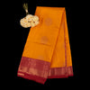 Yellow and Red Kanjivaram Saree | Semi Silk Wedding Saree | Traditional South Indian Silk Saree