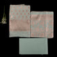Mysore Silk Unstitched Suit | 3 Piece Silk Suit Set | Sea-Foam Green Wedding Suit for Women