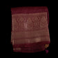 deep-wine-banarasi-linen-silk-saree-gold-zari-floral-border-wedding-wear