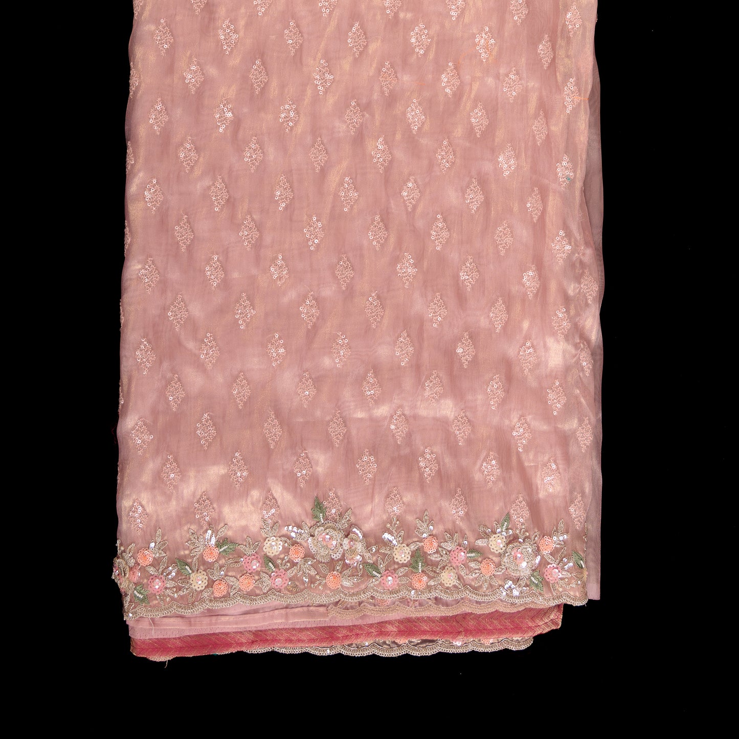 pastel-pink-tissue-organza-saree-hand-embroidery-scalloped-border-party-wear