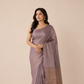 Mauve Matka Silk Saree