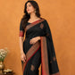 Pure Banarasi Raw Silk Saree | Handcrafted Zari Border