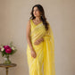 Khaddi Chiffon Banarasi Chiffon Saree with Zari Border