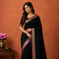 Authentic Mysore Silk Saree | Dull Gold Zari Border