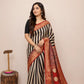 Dolla Modal Silk Saree | Red Banarasi Modal Silk | Soft Silk Saree with Heavy Zari Border | Wedding & Party Wear Saree
