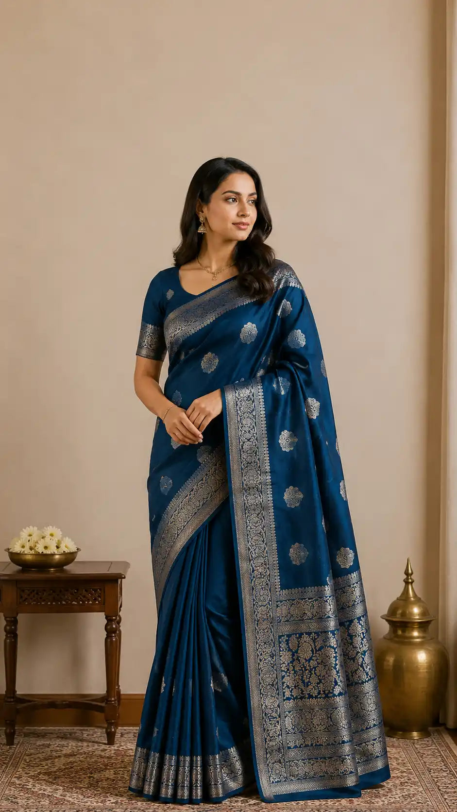 Kolkata Semi Silk Sarees-Opera silk