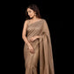Gold Banarasi Brocade Saree | Heavy Weave Silk Saree with Tassels | Bridal & Wedding Wear