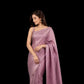 Lavender Brocade Woven Silk Banarasi Saree for Women