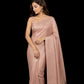 Pastel Pink Banarasi Brocade Saree | Rose Pink Silk Wedding Saree | Designer Banarasi with Tassels