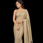 Pastel Green Banarasi Brocade Saree | Mint Green Silk Wedding Saree | Designer Banarasi with Tassels
