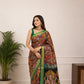 Pen Kalamkari Saree in Bangalore Silk