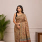 Handblock Kalamkari Chennuri Silk Saree in Red