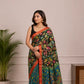 Pen Kalamkari Saree in Bangalore Silk