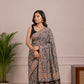 Handblock Kalamkari Chennuri Silk Saree