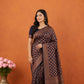 Brocade Kanjivaram Semi Silk Saree | Rich Gold Zari Work | Wedding & Party Wear