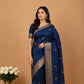 Kanjivaram Semi-Silk Saree | All-Over Zari Butis | Wedding & Festive Wear